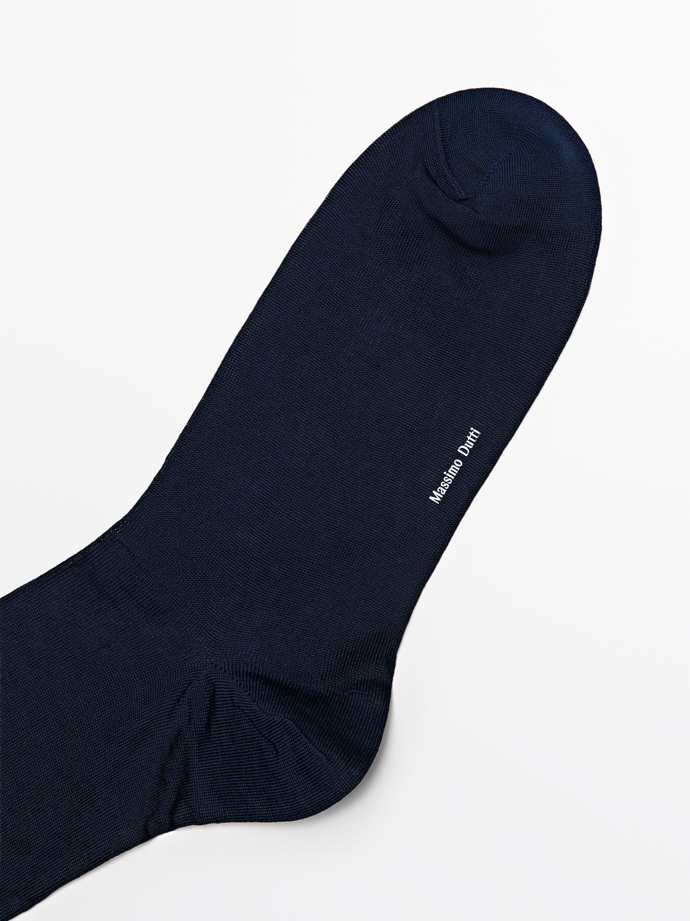 Chaussettes habillées unies